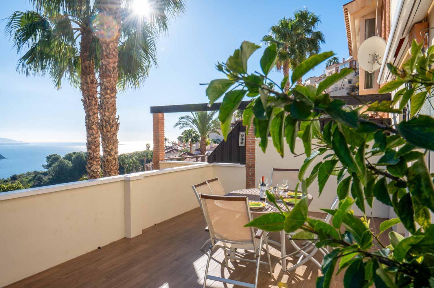 Villa Vista Almunecar Granada Bagian luar foto