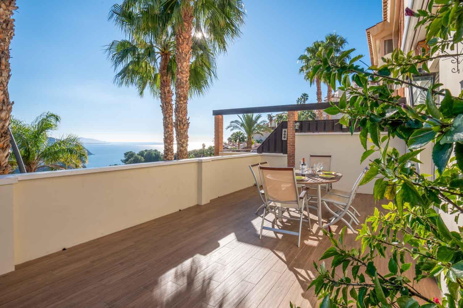 Villa Vista Almunecar Granada Bagian luar foto